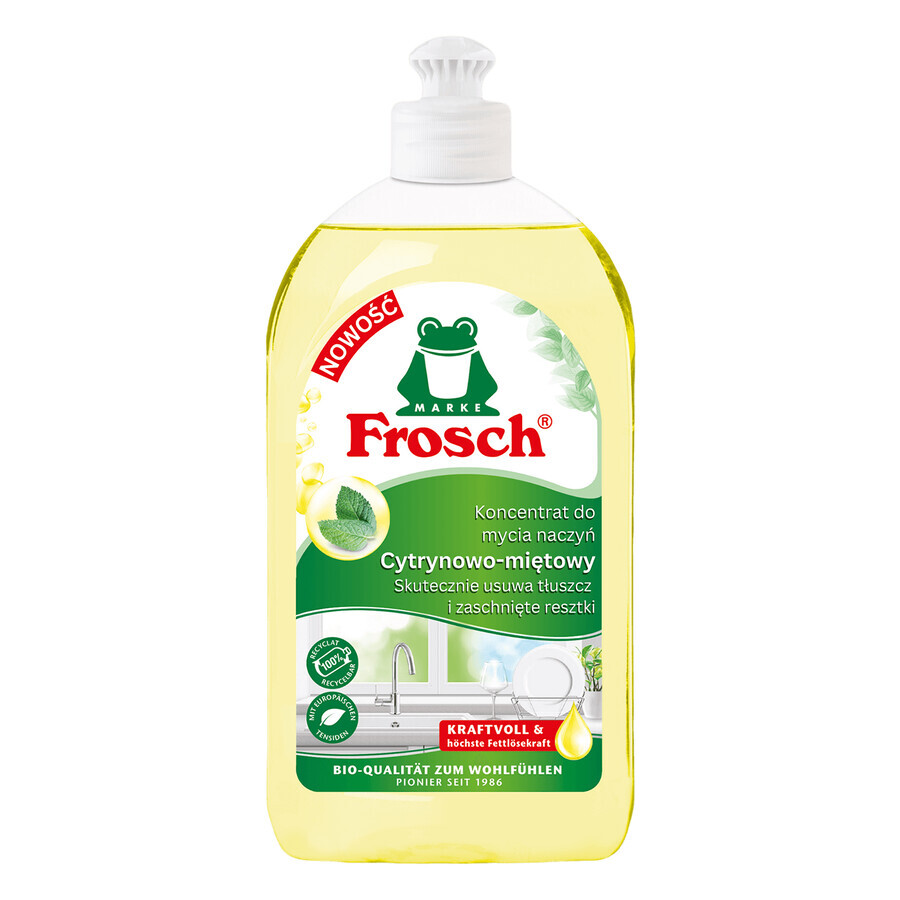 Frosch afwasconcentraat, citroen-munt, 500 ml