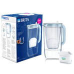 Brita Glass, 2.5 l glass filter pitcher + Maxtra Pro Pure Performance filter, 1 pc