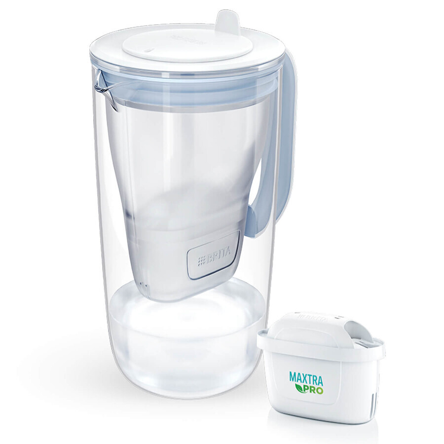 Brita Glass, 2.5 l glass filter pitcher + Maxtra Pro Pure Performance filter, 1 pc