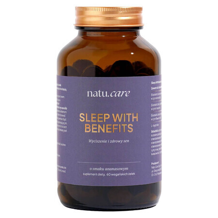 Natu.Care Sleep With Benefits, gelei, ananassmaak, 60 stuks