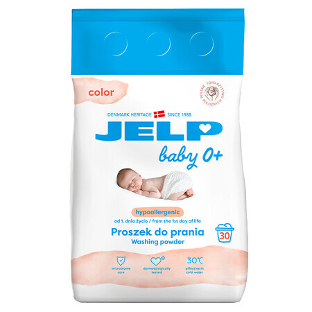 Jelp 0+, hypoallergeen waspoeder, kleur, 2.25 kg