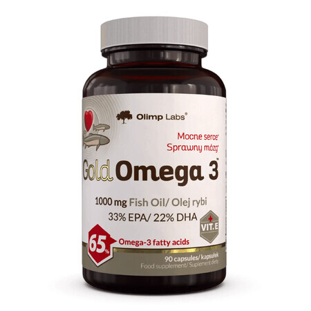 Olimp Gold Omega 3 1000 mg, 90 softgels