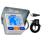 Tech-Med TMA-500 Pro, automatische bovenarm bloeddrukmeter met voeding