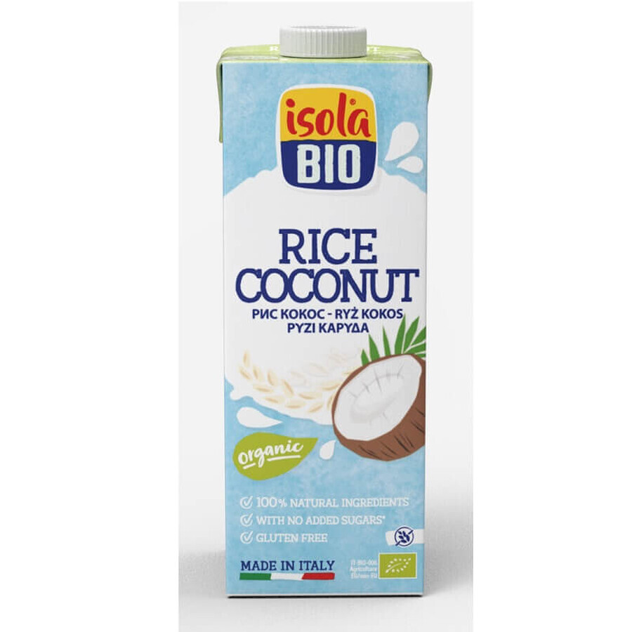 Bio bevanda di riso con cocco, 1L, Isola