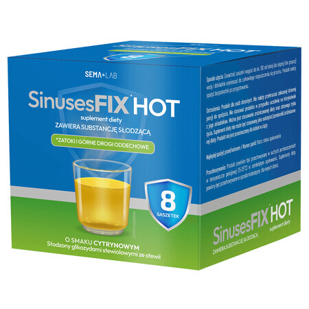 SEMA Lab SinusesFix Hot, 8 sachets