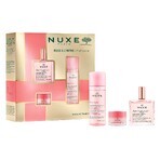 Nuxe Bestsellers set Huile Prodigieuse Florale, droge olie, 50 ml + verzachtend 3-in-1 micellair water, 100 ml + rozen lippenbalsem, 15 g