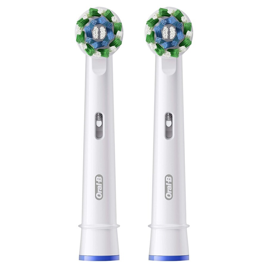 Oral-B Pro Cross Action, vervangende opzetborstels voor Clean Maximiser elektrische tandenborstel, 2 stuks