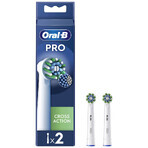 Oral-B Pro Cross Action, vervangende opzetborstels voor Clean Maximiser elektrische tandenborstel, 2 stuks