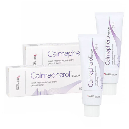 Calmapherol Set, regenerating cream for irritated skin, 2 x 55 ml