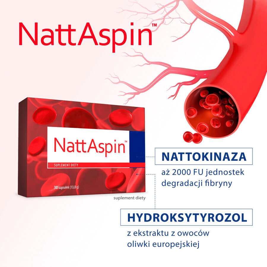 NattAspin, 30 capsules