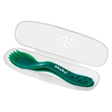 AKUKU, baby cutlery set, in box, green, A0074, from 9 months, 1 pc