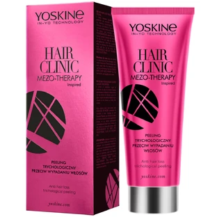 Mesoterapia Yoskine Hair Clinic, exfoliante tricológico contra la caída del cabello, 200 ml