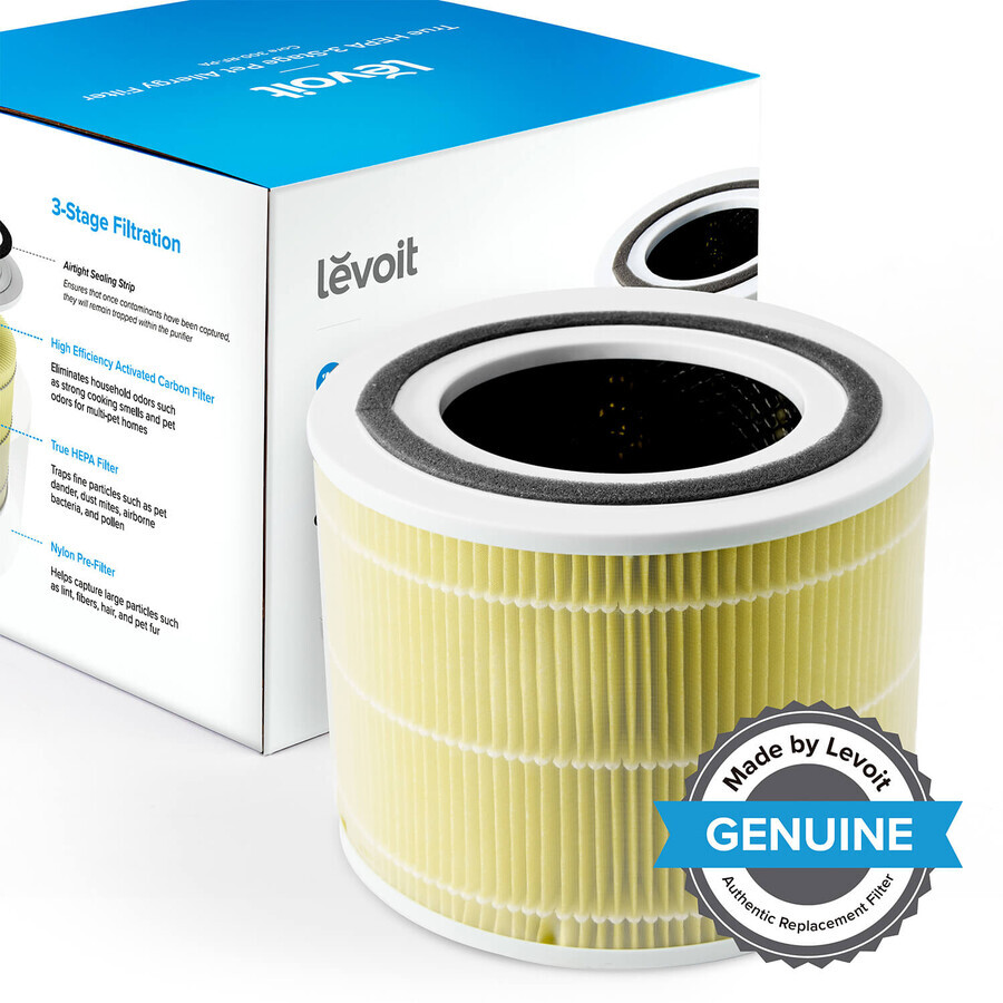 Filtro antialérgico Levoit para purificador de aire Core 300 y 300S, 1 ud.