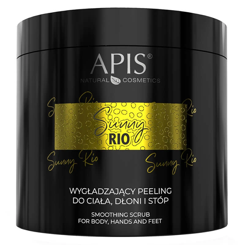 Apis Sunny Rio, gladmakende scrub voor lichaam, handen en voeten, 700 g