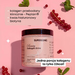 Set Supersonic Beauty Collagen Drink, aromă de coacăze și mentă, 2 x 185 g