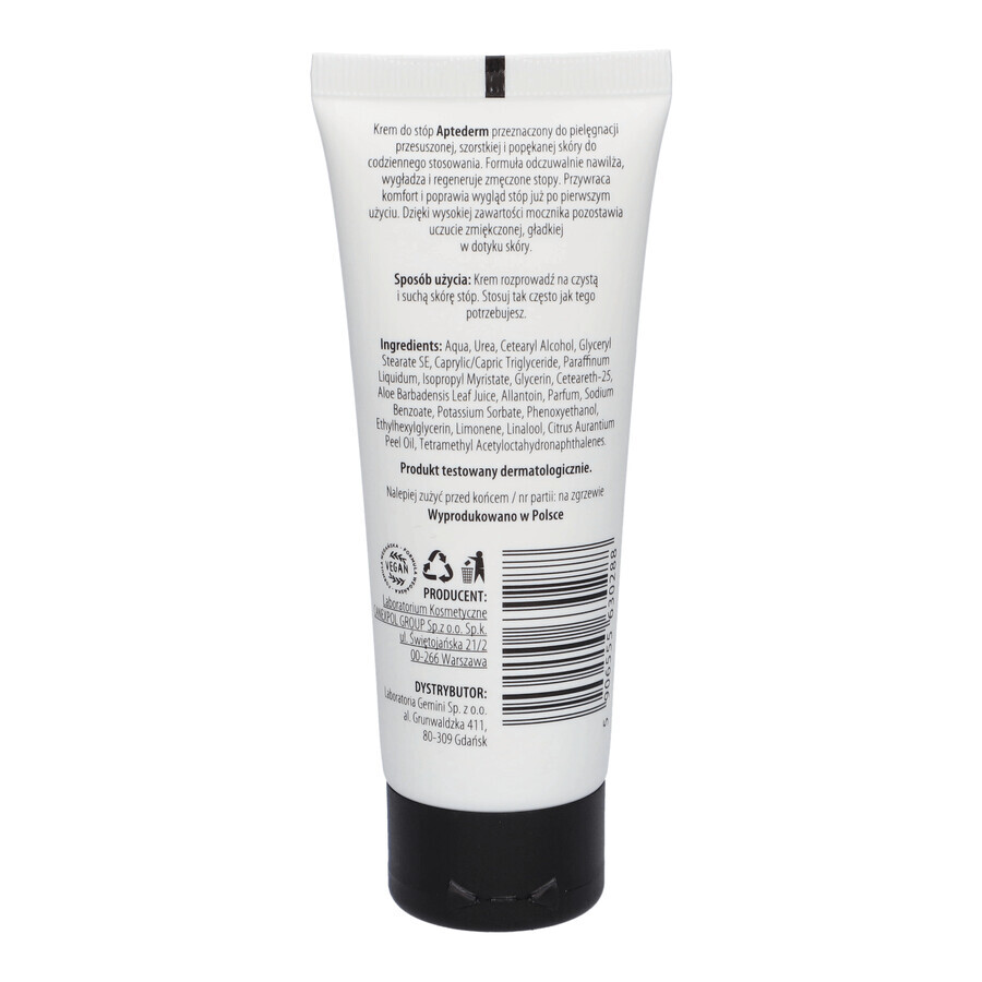 Aptederm Urea Foot Cream 75 ml