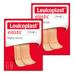 Set Leukoplast Elastic, tiritas con apósito, 2 tamaños, 2 x 20 piezas