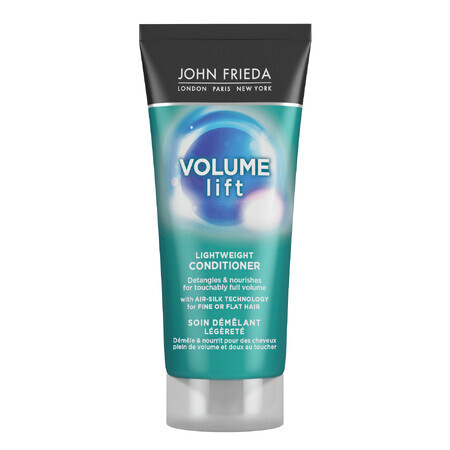 John Frieda Volume Lift Thickening Thickening Conditioner, après-shampoing léger sans rinçage pour cheveux fins, 75ml