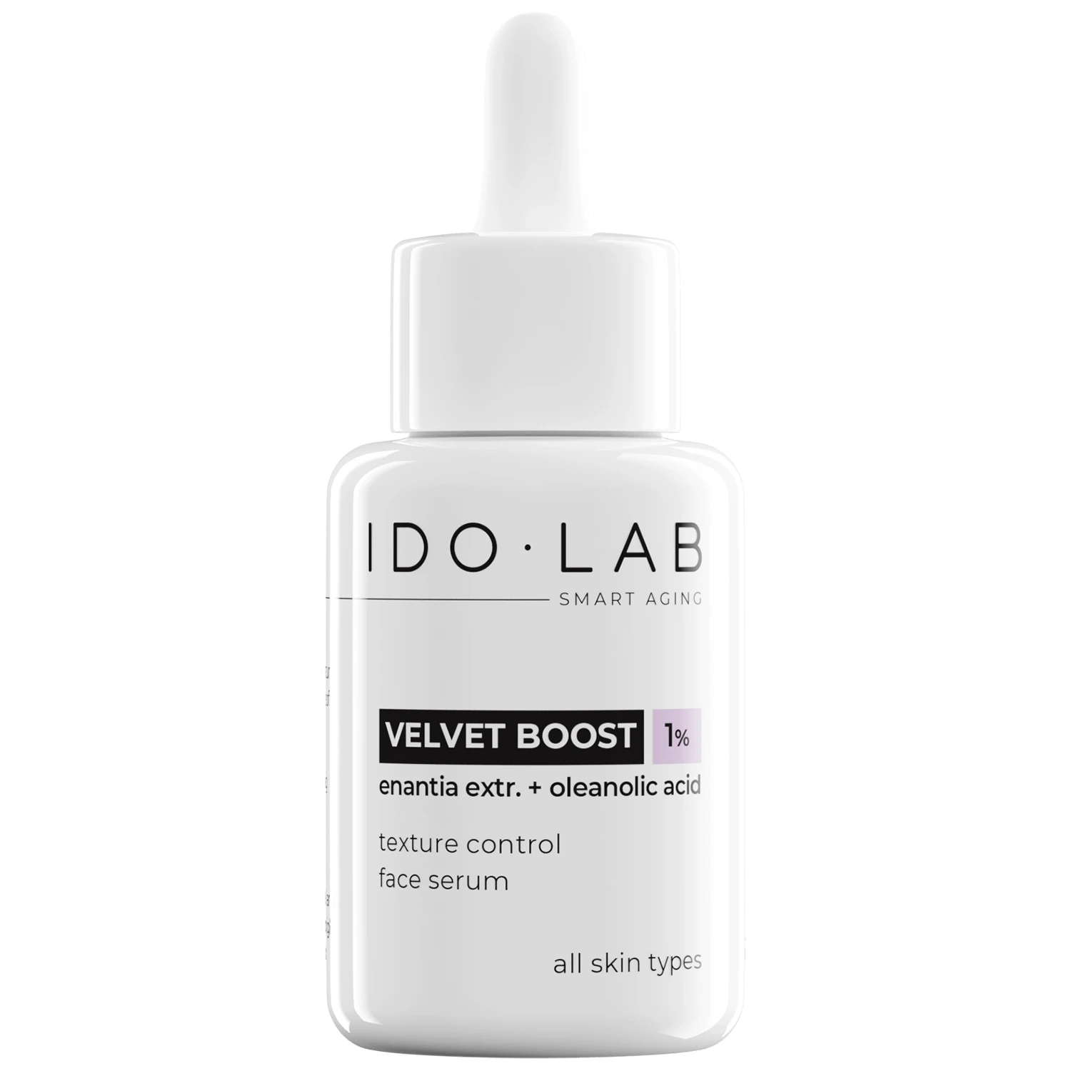 Ido Lab Velvet Boost, gladmakend en liftend serum, 30 ml