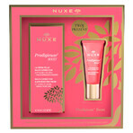 Nuxe Prodigieuse Boost Set, verhelderende crème voor droge huid, 40 ml + oogbalsem, 15 ml