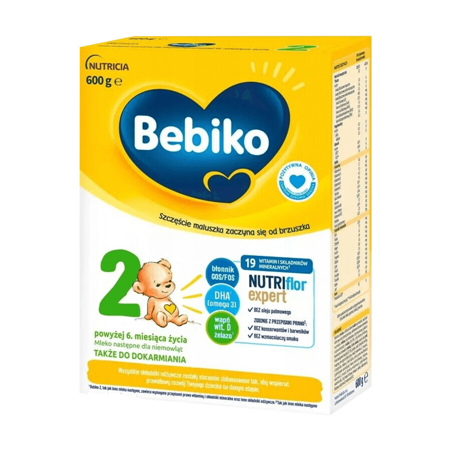 Bebiko 2 Nutriflor Expert opvolgmelk, ouder dan 6 maanden, 3 x 600 g