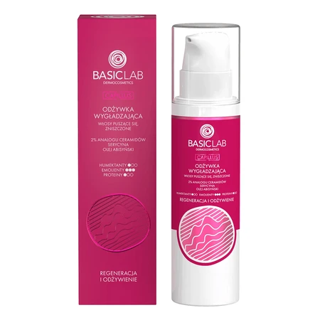 BasicLab Capillus, après-shampooing lissant, 250 ml