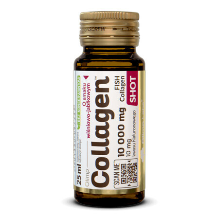 Olimp Collagen Shot, saveur cerise et pomme, 240 g