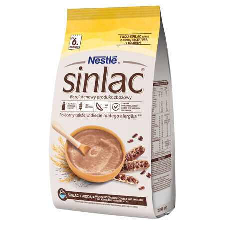 Nestlé Sinlac, producto de cereales sin gluten, después de 6 meses, 500 g