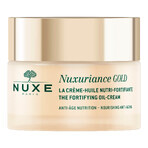 Nuxe Nuxuriance Gold set, Crema de față cu ulei ultra-nutritiv, 50 ml + balsam de ochi iluminator, piele uscată, 15 ml pentru 1 penny