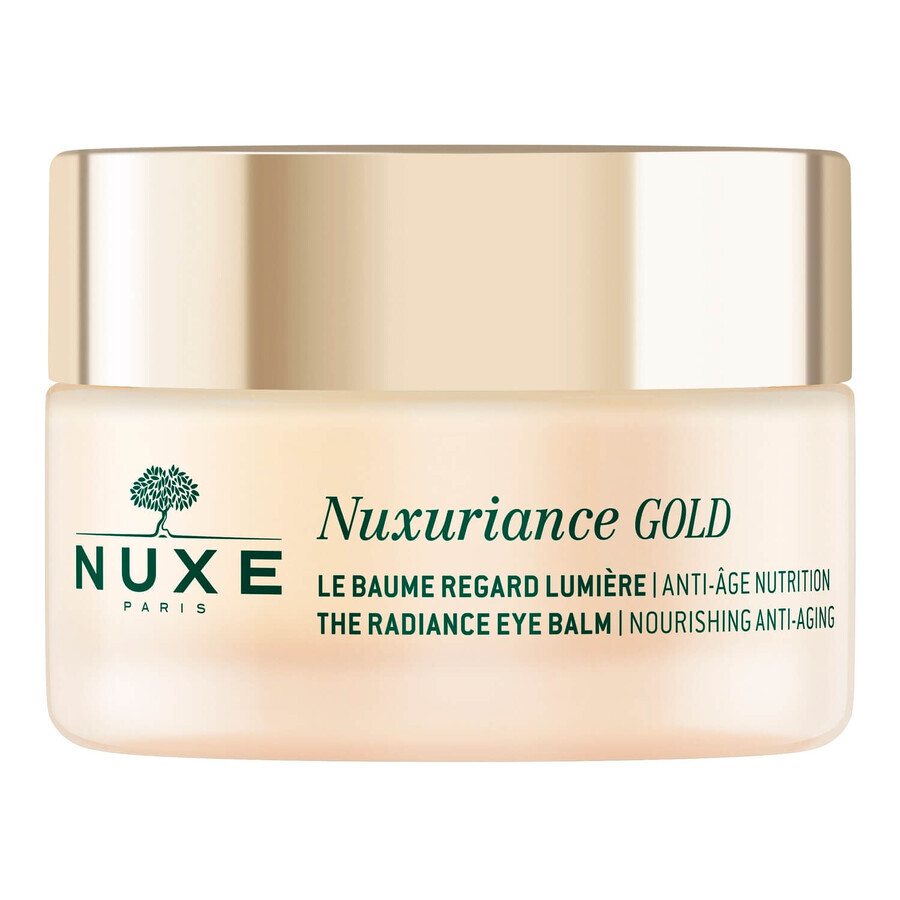 Nuxe Nuxuriance Gold set, Crema de față cu ulei ultra-nutritiv, 50 ml + balsam de ochi iluminator, piele uscată, 15 ml pentru 1 penny