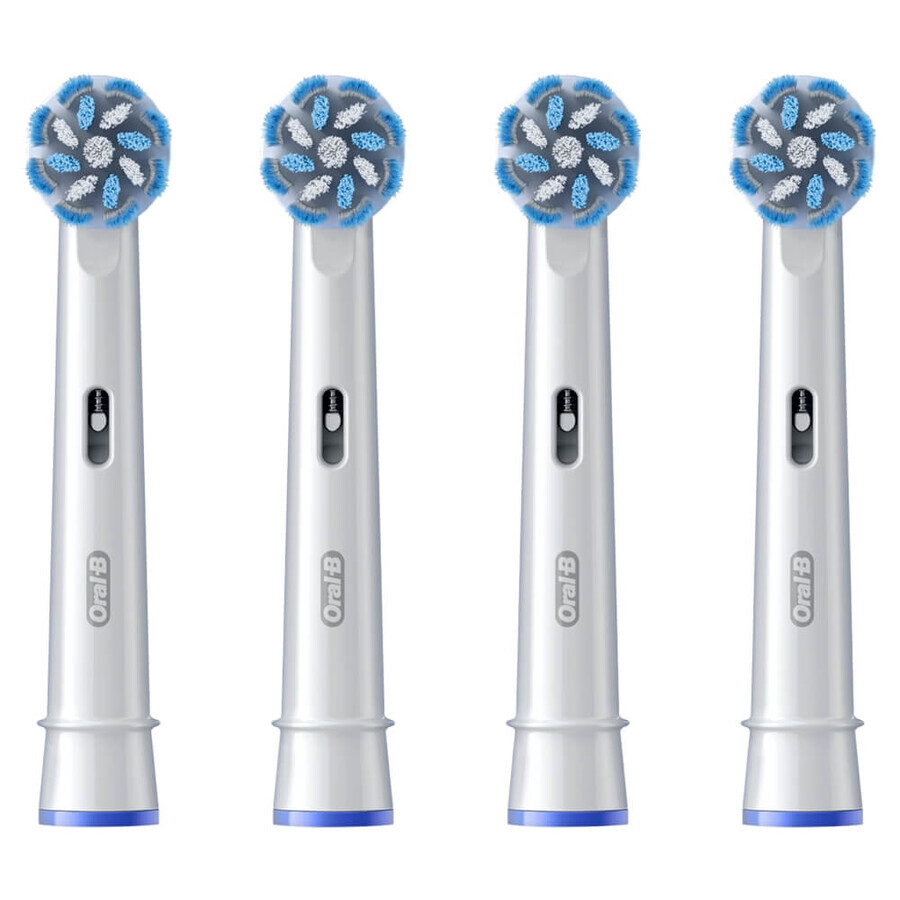 Oral-B Pro Sensitive Clean vervangende opzetborstels voor elektrische tandenborstel, 4 stuks