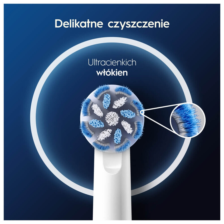 Oral-B Pro Sensitive Clean vervangende opzetborstels voor elektrische tandenborstel, 4 stuks