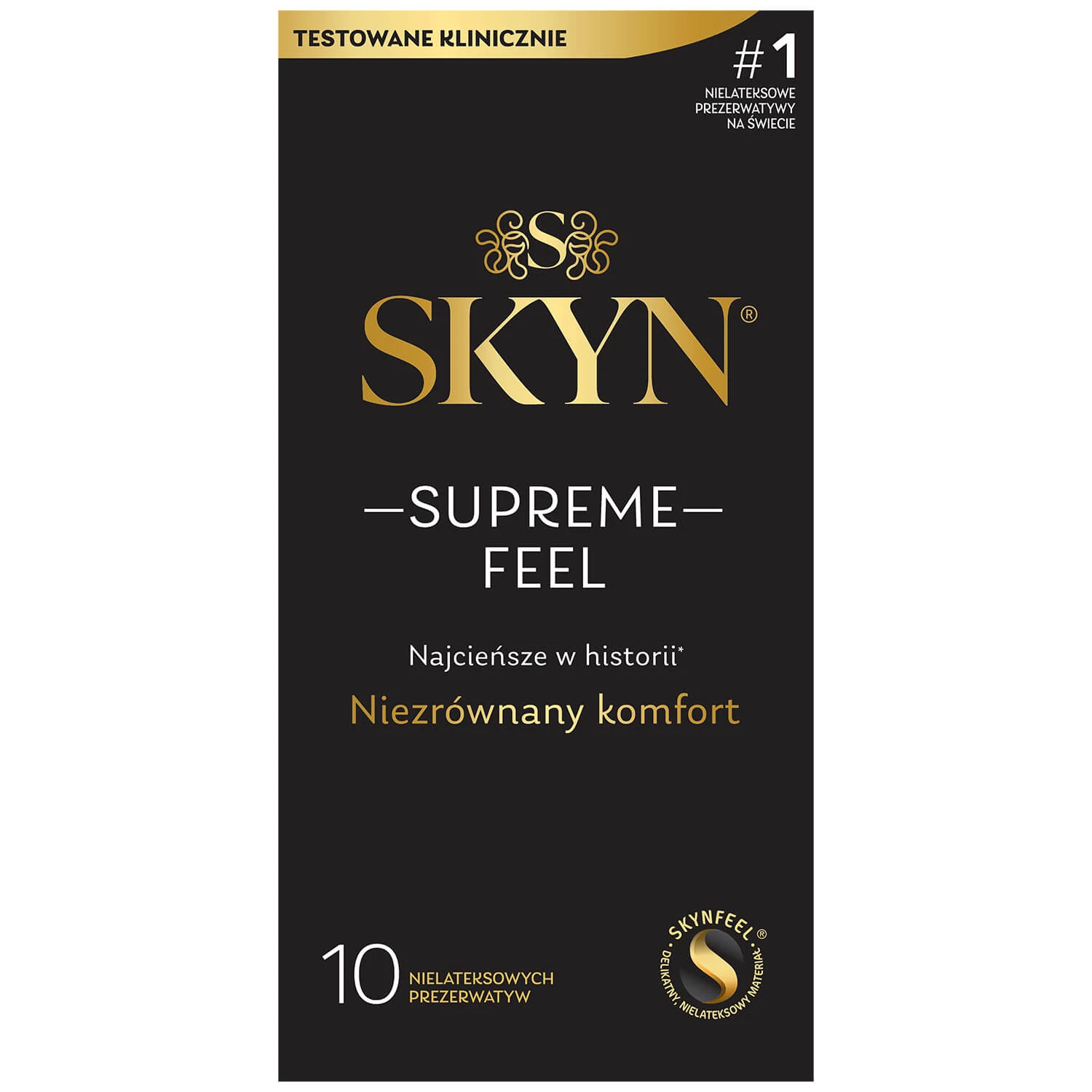 Unimil Skyn Supreme Feel, latexvrije condooms, 10 stuks