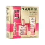 Nuxe Prodigieuse Floral Cult Set, droge olie, 50 ml + douchegel, 100 ml + parfum, 15 ml + geurkaars, 70 g