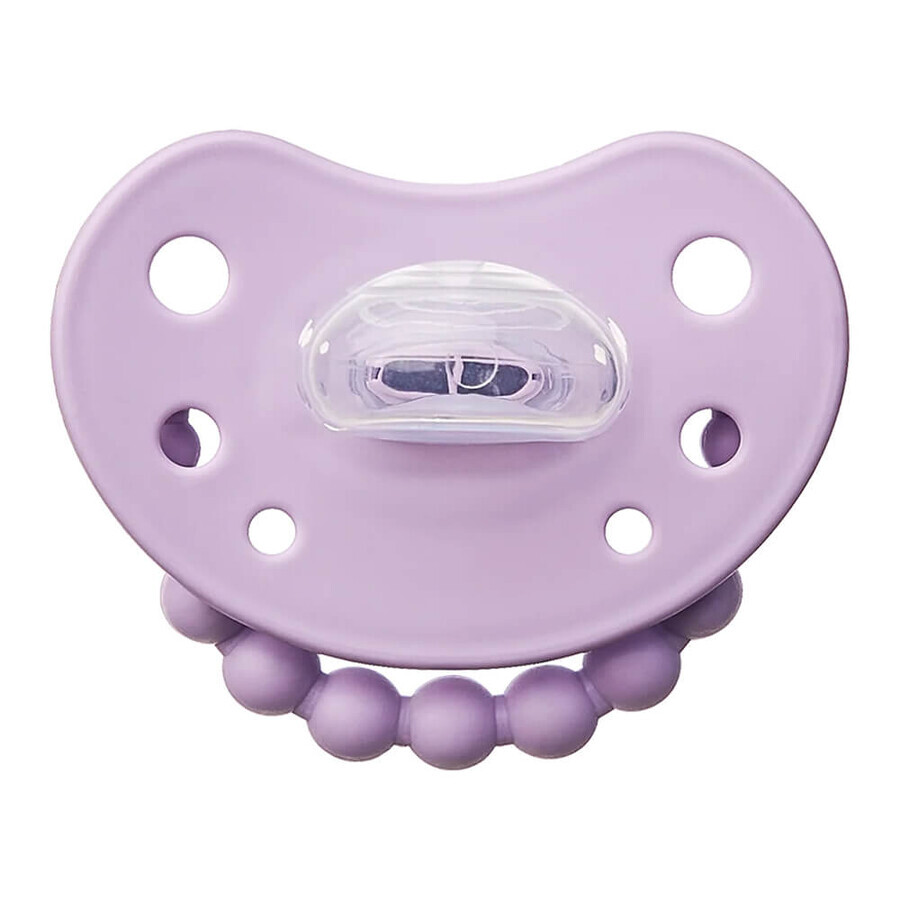 Luu Kids, sucette, positionnement, silicone, lavande française, à partir de 6 mois, 1 pièce