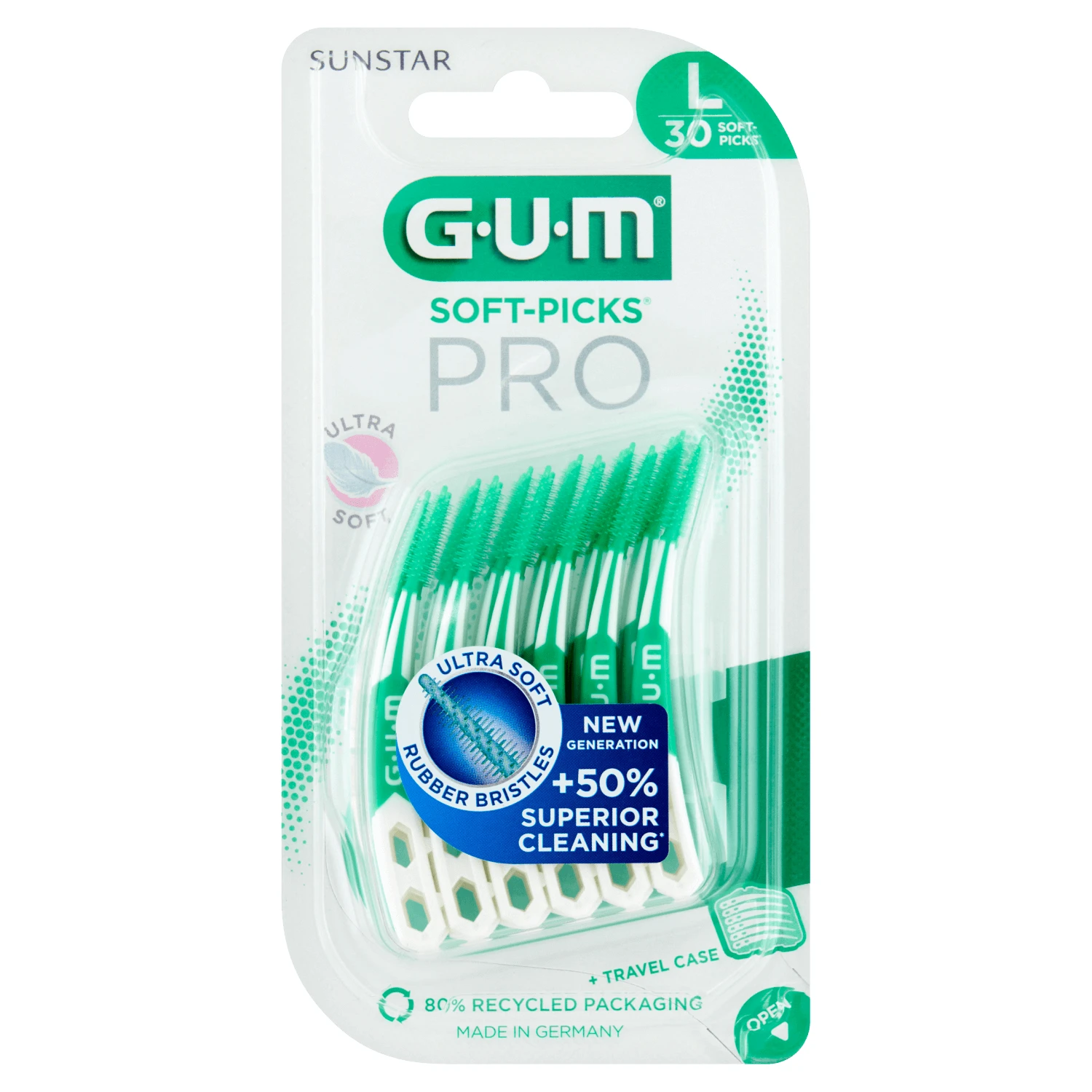 Sunstar Gum Soft-Picks Pro, interdentale reinigers, groot, 30 stuks