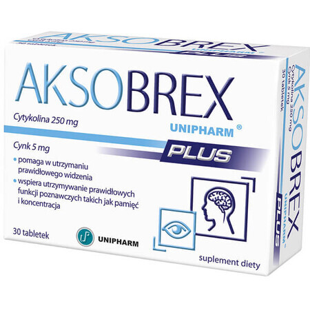 Aksobrex Unipharm Plus, 30 Tabletten SHORT DATE