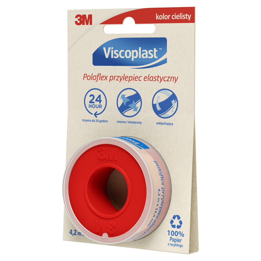 Viscoplast Poloflex, elastische lijm, 4,2 m x 12,5 mm, 1 st