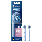 Oral-B Pro Sensitive Clean, replacement tips for electric toothbrush, 2 pieces