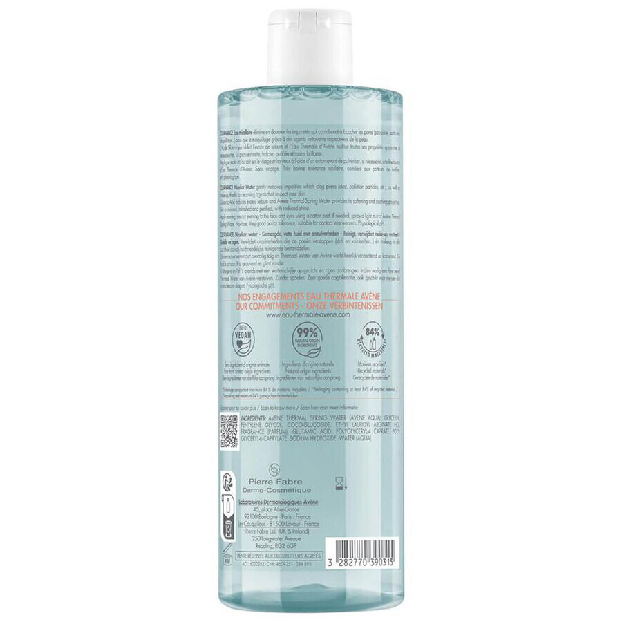 Avene Cleanance, Micellair water, 400 ml