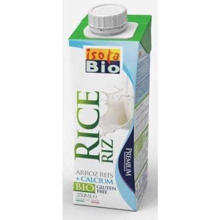 Bevanda vegetale a base di riso e calcio, 250 ml, Isola Bio