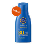 Nivea Sun Luminous 630 set, vloeibare gezichtszonnebrandcrème, SPF 50+, 50 ml + spray tanning lotion, SPF 50, 200 ml + tanning lotion, SPF 30, 30 ml gratis