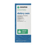 Cosma Cannabis Natural Herbs Good Sleep, extracte în ulei de cânepă, picături, 30 ml