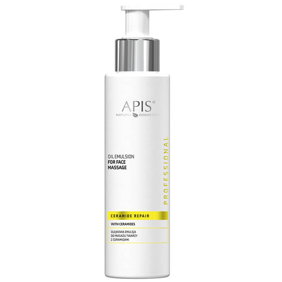 Apis Professional Ceramide Repair, emulsie de ulei pentru masaj facial cu ceramide, 150 ml