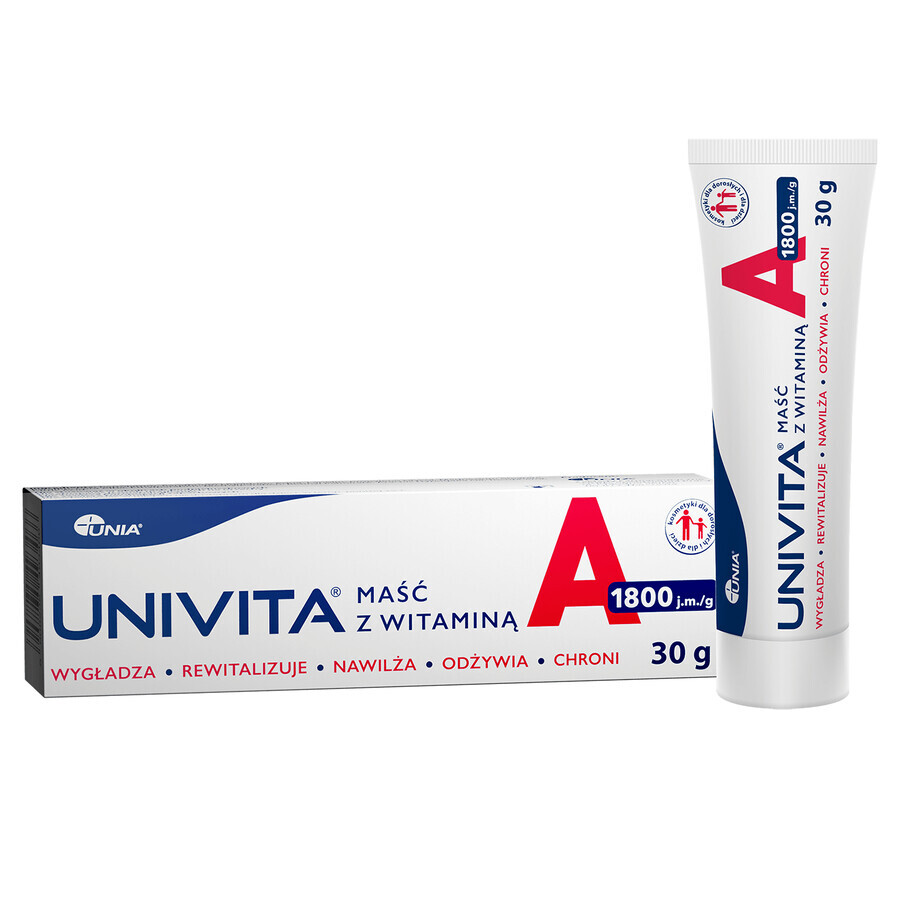 Univita zalf met vitamine A 1800 IE/g, 30 g