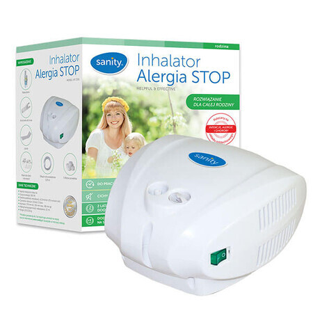 Sanity Allergy Stop AP 2316, inhalador con compresor