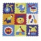 Puzzelmatten, circus en dieren, 92x92, Babygreat