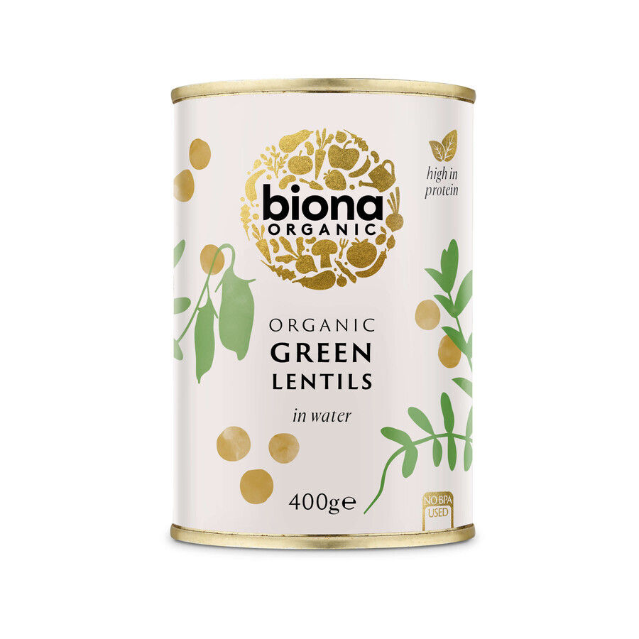 Biologische groene linzen, 400 g, Biona