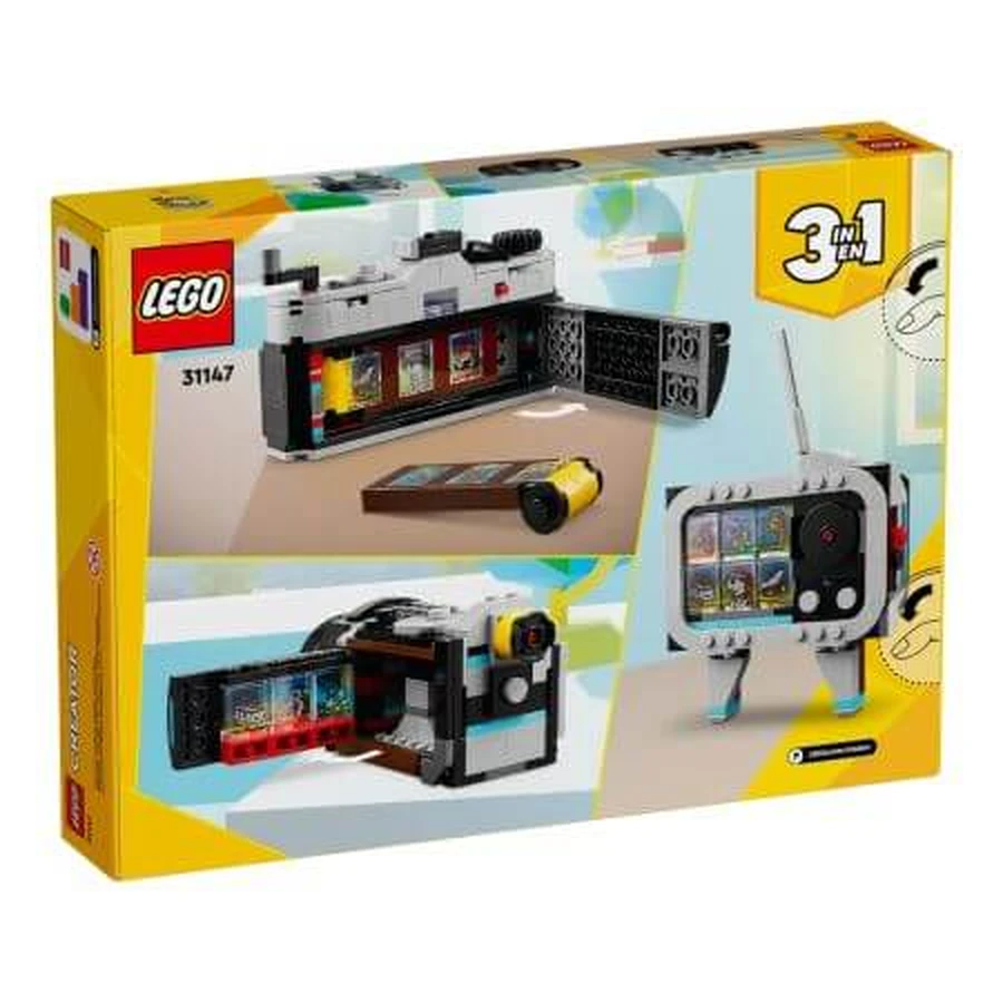 Retro camera, +8 years, 31147, Lego Creator 3 in 1