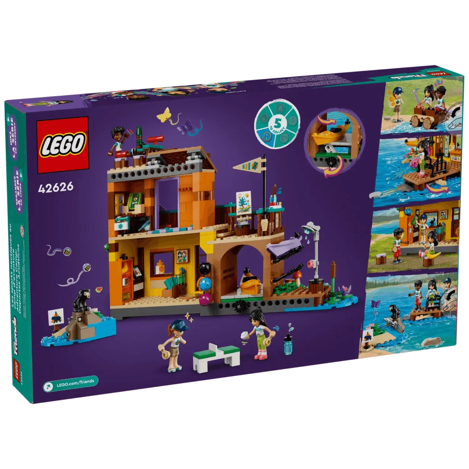 Watersporten in avonturenkamp, 7+ jaar, 42626, Lego Friends